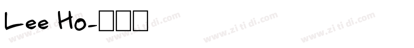 Lee Ho字体转换
